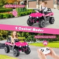 thumbnail image 3 of OLAKIDS 12V Ride on UTV, Battery Powered Off-Road Kids Electric Vehicles with Remote Control, Music, Horn, MP3, Lights, 3 Speeds, Soft Start, Ride on Truck for 3+ Boys Girls, 3 of 9