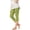 Green, variant on Girls Lace Trim Capri Leggings Stretchy Yoga Pants Elastic High Waisted Joggers Kids Athletic Running Dance Sweatpants Blue 3 Years