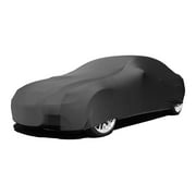 Indoor Car Cover For Jaguar XJR 1995-2000 - Black Satin - Ultra Soft Indoor Material - Guaranteed Perfect Fit - Keep Vehicle Looking Brand New Between Use - Includes Storage Bag