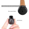 thumbnail image 5 of 20 Piezas Fundas para patas de Silla QUANZHOUTIANDI silicona con fieltro Negro 17-21 mm, 5 of 5