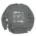thumbnail image 6 of Fisherman Collage - Women's Garment Dyed Long Sleeve Graphic T-Shirt, 6 of 12