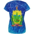 thumbnail image 2 of Vermont Vintage Distressed State Flag All Over Womens T Shirt Multi LG, 2 of 2