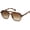Brown Tortoise/Coffee Grading, variant on Retro Trendy Aviator Polarized Sunglasses Men Women  70s Square Stylish Frame Sun Glasses SJ2283