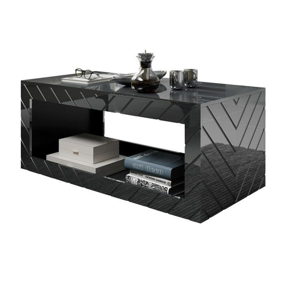 Paris Modern 47" Coffee Table - Gray