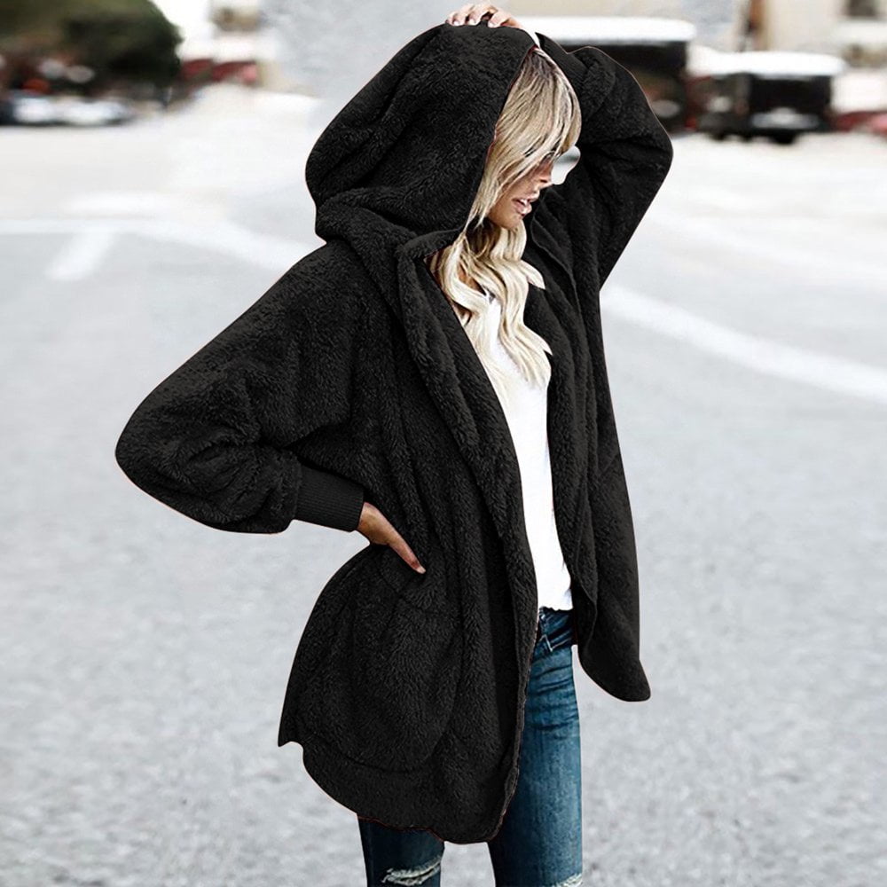 Manteau peluche femme hotsell