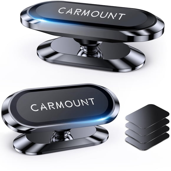 Soporte magnético para salpicadero de coche, paquete de 2 unidades para iPhone y Galaxy