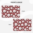 thumbnail image 3 of Placemats Set Of 4 / 6, Cute Baseball B Placemats For Dining Table Indoor/Outdoors Heat Resistant Washable Placemats 18" X 12", 3 of 8
