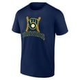 thumbnail image 2 of Men's Christian Yelich Navy Milwaukee Brewers Name & Number Fastball T-Shirt, 2 of 3