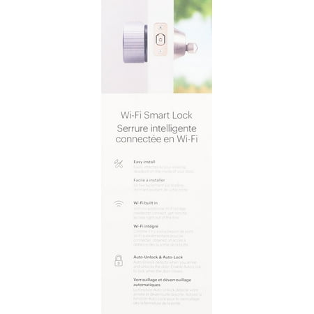 August - Wi-Fi Smart Lock with Smart Keypad - Silver