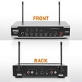 thumbnail image 3 of Pyle PDWM2125 Portable Bluetooth Wireless Microphone System with 2 Handheld Mics, 3 of 7