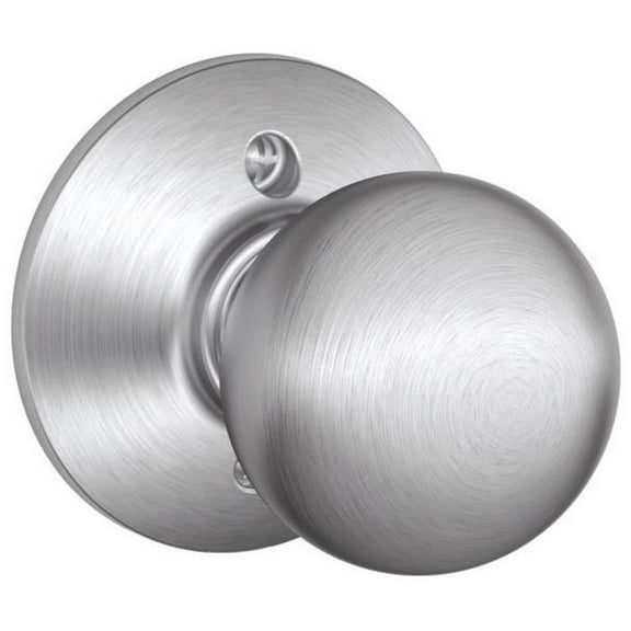 Orbit Knob Non-Turning Lock, Satin Chrome (F170 ORB 626)