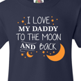 thumbnail image 4 of Inktastic I Love My Daddy To The Moon and Back Youth T-Shirt, 4 of 5