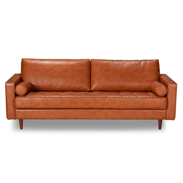 Aeon Furniture Zander Sofa In Caramel Finish Aeth63 0 Com Aeon Furniture Zander Sofa In Caramel, Caramel Leather Sofa
