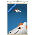 thumbnail image 3 of NFL Denver Broncos - S. Preston Mascot Miles 20 Wall Poster with Wooden Magnetic Frame, 22.375" x 34", 3 of 5