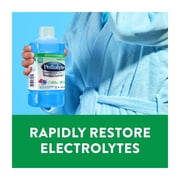 Pedialyte AdvancedCare Electrolyte Solution, Blue Raspberry, 1 Liter, Pack of 8