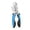 blue, variant on deevoka Snail Tail Cutter 5.8'' Comfortable Handling Clippers Multifunctional Pliers blue