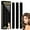 Black, variant on ORK Overnight Heatless Hair Curler to Sleep in, Satin Velvet Overnight Curls Flexi Blowout Jumbo Rods, No Heat Sleeping Curling for Hair Styling Tools - 3pcs Khaki