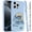 Surfing Paradise, variant on For Apple iPhone 16 Pro Max (6.9") Eco Friendly Bio-Degradable Design Hybrid Cases Slim Fit Soft TPU Drop Protection Rubber printed Cover, XPM Phone Case [Pink - Hearts]