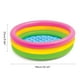 thumbnail image 1 of Piscina para bebé de 60cm/90cm/120cm, piscina inflable redonda de PVC de 3 colores con arcoíris, piscina pequeña con bomba para niños, piscina acolchada para niños, 1 of 8