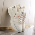 thumbnail image 6 of Women's Lightweight Walking Sneakers Casual Lace Up Flats Tennis Athletic Running Fashion Sport Shoes for Girls, 6 of 16