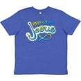thumbnail image 3 of Inktastic Hooked on Jesus Christian Youth T-Shirt, 3 of 5