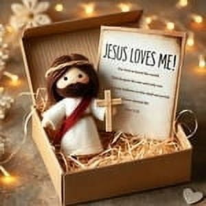 Fiudx Mini Caja de Regalo, Adorable Peluche, Regalo Envuelto con Cariño, Expresiones Tiernas para Momentos Cálidos, Decoración Del Hogar para Cumpleaños de Pascua, Perfecto para Difundir Alegría.