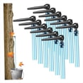thumbnail image 1 of Juego de 12 Grifos de Jarabe de Arce con Tubos de 24 Pulgadas, Suministros de Jarabe de Arce, Kit de Grifo de Jarabe de Arce Antideslizante de , Grifos Árbol en Forma de L, 1 of 5