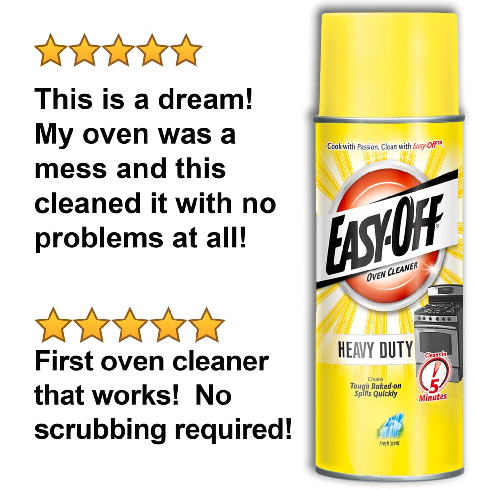 Easy Off Heavy Duty Oven Cleaner Spray Regular Scent 14 5oz