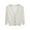 White, variant on Tarylea Ribbed Knitted Tops for Women Thin Cardigan Candy Color Sunproof Tops V Neck Button down Shirt Loose Casual Wear