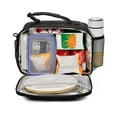 thumbnail image 2 of Insulated Lunch Bag 6L Leak-Proof Lunch Box with Shoulder Strap Multiple Pockets Lunch Tote Rose Gold Glitter, 2 of 9
