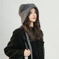 thumbnail image 4 of vnanda Versatile Bear Ear Hat Bear Ear Hat Autumn Winter Warm Comfortable Ear Hat Stylish Cute Knit Hat for Cold Weather, 4 of 8