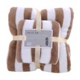 thumbnail image 2 of PATLOLLAV Bath Towels,Oversized Bathroom Towels,Coffee White Stripe Towels Soft Towel Set 1 Bath Towels1 Hand Towels Soft Premium Microfiber Bath Towel Set Absorbent Towel,12x22inch,30x47inch, 2 of 5