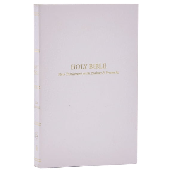 KJV Holy Bible: Pocket New Testament with Psalms and Proverbs, White Softcover, Red Letter, Comfort Print: King James Ve, (Paperback)