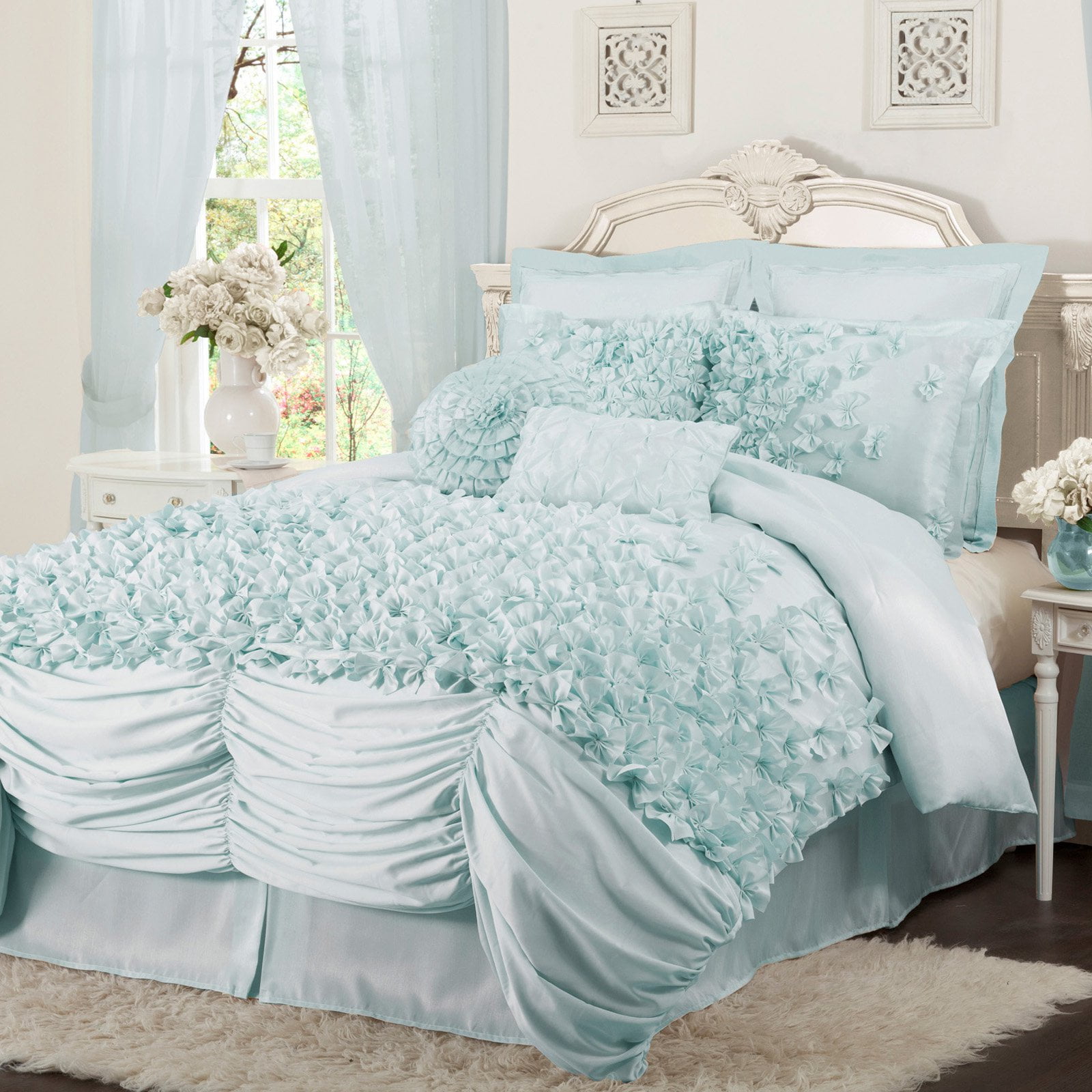 Lucia 4-Piece Bedding Comforter Set - Walmart.com Lucia 4-Piece Bedding Comforter Set - Walmart.com -