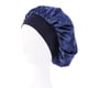 thumbnail image 4 of Gorro de dormir de satén con ala ancha, banda para el pelo, sombrero redondo, sombrero con cinta, sombrero para salón de belleza, sombrero para el hogar, 4 of 6