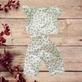 thumbnail image 4 of Pantalón Y Camiseta Sin Mangas con Estampado Floral Beige para Muñeca Americana My Life de 18 '' AG Baoblaze Ropa de muñeca de 18 pulgadas, 4 of 8