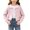 Pink, variant on Girls Cardigan Lightweight Hollow Knitting Cotton Long Sleeve Button Front Jacket with Peter Pan Collar for 2-9 Years Old Girls Purple