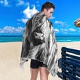 thumbnail image 5 of Coolnut Cow Beach Towel, Sand Free Super Absorbent Oversized Travel Towel with Mesh Bag for Beach,Camping, Swimming, Holiday, 31"x 71", 5 of 6