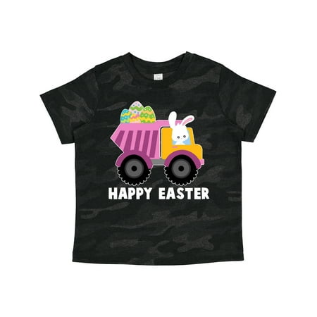 

Inktastic Happy Easter Bunny Delivering Easter Eggs Gift Toddler Boy or Toddler Girl T-Shirt