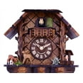 thumbnail image 4 of River City Clocks Musical Cuckoo Clock with Hand-carved Case and Feeding Deer, 4 of 4