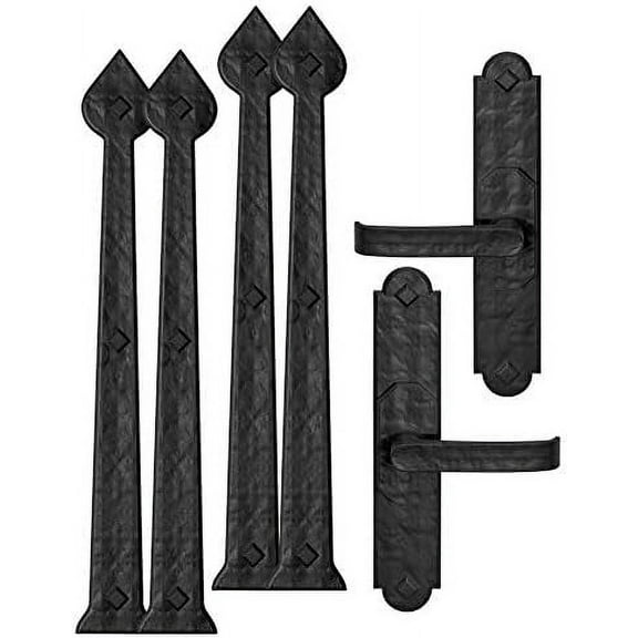 Rustic Aspen Magnetic Garage Door Hardware (6-Piece Set)$$Tools & Hardware Other