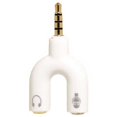 thumbnail image 4 of sweethay Adaptador de audio en forma de U de 3,5 mm Enchufe divisor Auriculares para teléfono móvil Divisor Adaptador de cable para auriculares Type3 NO3, 4 of 4