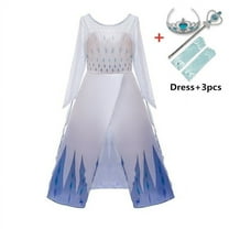 Girl's Princess Dress Up Party Cosplay Costume Dress Age 3-12 Years ,Includes Accessories