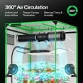 thumbnail image 2 of VIVOSUN AeroLight Wing AW200SE, LED Grow Light 200W with Integrated Circulation Fan, Compatible with App, Used with Growhub Controller E42A/E25 to Achieve More Functions for 4x2/3x3 Grow Tent, 2 of 9