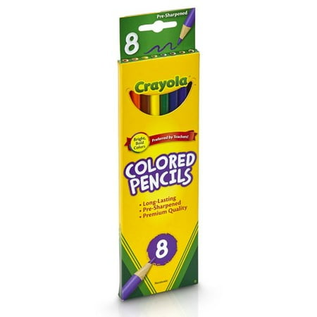 Crayola Llc Colored Pencils 8 Ct Assorted Walmart Com Coloring Wallpapers Download Free Images Wallpaper [coloring365.blogspot.com]