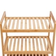 thumbnail image 4 of TOOL1SHOoo 3-Tier Bamboo Folding Laundry Basket Clothes Storage Organizer, 4 of 8