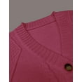 thumbnail image 3 of Cogild Cardigans for Women’s Oversized Knitted Button Up Cardigans with Cable Knitted Button Closure Soft and Sweater for Womens Fall and Winter Cardigans, 3 of 6