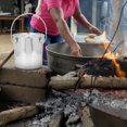 thumbnail image 3 of Stainless Steel Airtight Barrel Portable Sealed Bucket Fire Extinguisher Bucket, 3 of 8
