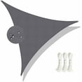 thumbnail image 1 of Voile d'Ombrage Triangle Imperméable, Toile d'Ombrage Protection UV 95 %, Voile d'Ombrage Résistante aux Déchirures, pour Patio Balcon Jardin Pergola (Triangle 3x3x3M), 1 of 5