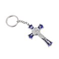 thumbnail image 1 of Llavero partido Llavero Colgante Crucifijo de Jesús de Santa Religioso Católico Azul Magideal Llavero partido, 1 of 7